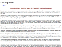 Tablet Screenshot of freerapbeats.weebly.com
