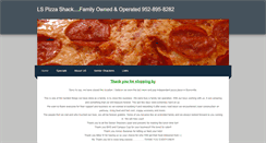 Desktop Screenshot of lspizzashack.weebly.com