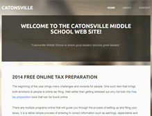Tablet Screenshot of catonsvillems.weebly.com