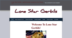 Desktop Screenshot of lonestargerbils.weebly.com