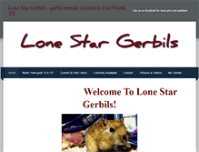 Tablet Screenshot of lonestargerbils.weebly.com