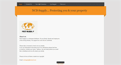 Desktop Screenshot of ncdsupply.weebly.com