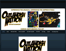Tablet Screenshot of outlandishnationentertainment.weebly.com
