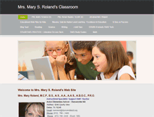 Tablet Screenshot of mrsrolandsclassroom.weebly.com