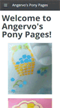 Mobile Screenshot of angervosponypages.weebly.com