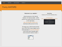 Tablet Screenshot of funnyavatars.weebly.com