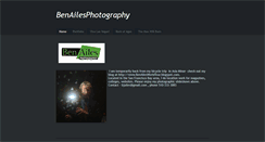 Desktop Screenshot of benailesphotography.weebly.com