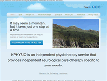 Tablet Screenshot of kphysio.weebly.com
