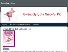 Tablet Screenshot of gwendolynthegracefulpig.weebly.com