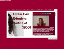 Tablet Screenshot of dreamhairextensionsofflorida.weebly.com