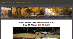 Desktop Screenshot of 2003wellcraftfisherman250.weebly.com