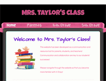 Tablet Screenshot of mrsttaylorsclass.weebly.com