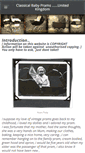 Mobile Screenshot of classicalbabyprams.weebly.com