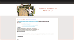 Desktop Screenshot of lvxiaotao.weebly.com