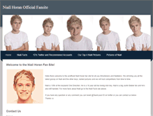 Tablet Screenshot of niallhoranfansite.weebly.com