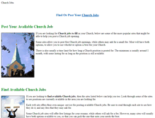 Tablet Screenshot of churchjobs.weebly.com