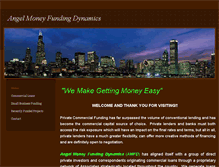 Tablet Screenshot of angelmoneyfundingdynamics.weebly.com