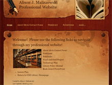 Tablet Screenshot of maliszewskiprofessionalwebsite.weebly.com
