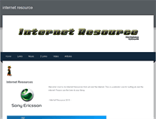 Tablet Screenshot of internetresource.weebly.com