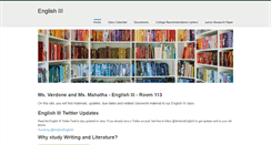 Desktop Screenshot of englishiiiverdone.weebly.com