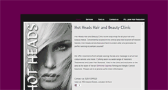 Desktop Screenshot of hotheadshair.weebly.com
