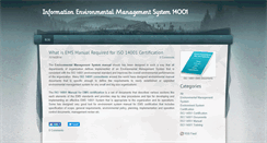 Desktop Screenshot of ems14001certification.weebly.com