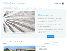 Tablet Screenshot of cebudreamhouses.weebly.com