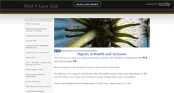 Desktop Screenshot of findacureclub.weebly.com