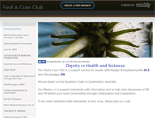 Tablet Screenshot of findacureclub.weebly.com