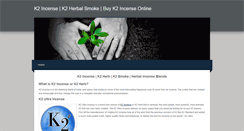 Desktop Screenshot of k2incense.weebly.com