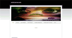 Desktop Screenshot of esteticamanuela.weebly.com