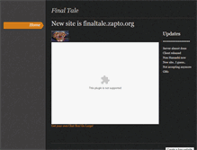 Tablet Screenshot of finaltale.weebly.com