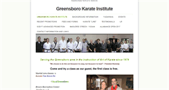 Desktop Screenshot of greensborokarateinstitute.weebly.com