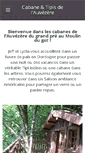 Mobile Screenshot of cabanes-et-tipis-auvezere.weebly.com