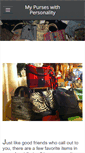 Mobile Screenshot of mypurseswithpersonality.weebly.com