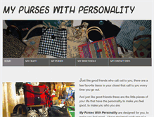 Tablet Screenshot of mypurseswithpersonality.weebly.com