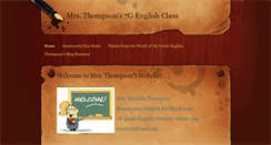 Desktop Screenshot of mrsthompson7g.weebly.com