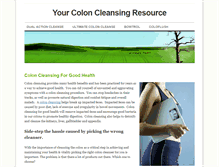 Tablet Screenshot of coloncleanse1.weebly.com