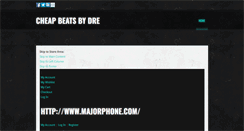 Desktop Screenshot of majorbeatsbydre.weebly.com