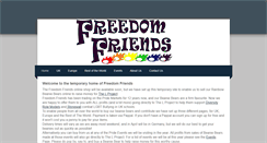 Desktop Screenshot of freedomfriendsbeanies.weebly.com