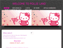 Tablet Screenshot of pollieland.weebly.com