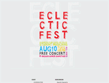 Tablet Screenshot of eclecticfest.weebly.com