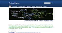 Desktop Screenshot of doingmath.weebly.com
