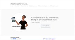 Desktop Screenshot of mochateacher.weebly.com