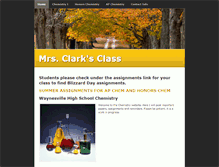 Tablet Screenshot of clarkchemistrywhs.weebly.com