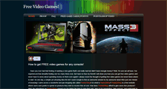 Desktop Screenshot of guidetofreevideogames.weebly.com