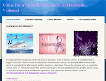 Tablet Screenshot of cruiseforacause.weebly.com