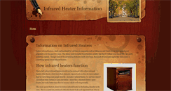 Desktop Screenshot of infraredheaterinformation.weebly.com