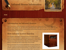Tablet Screenshot of infraredheaterinformation.weebly.com