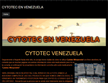 Tablet Screenshot of cytotecenvenezuela.weebly.com